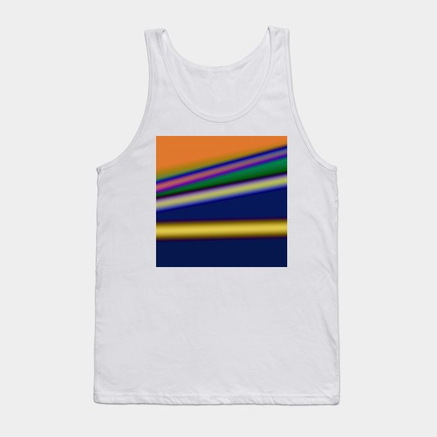 blue yellow orange texture art Tank Top by Artistic_st